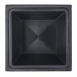 Safavieh Larlen Concrete Ficonstone Outdoor Planter in Black