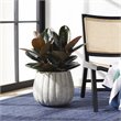 Safavieh Kaston Contemporary Concrete Ficonstone Outdoor Planter in Light Gray