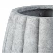 Safavieh Kaston Contemporary Concrete Ficonstone Outdoor Planter in Light Gray