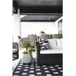 Safavieh Kaston Contemporary Concrete Ficonstone Outdoor Planter in Light Gray