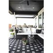 Safavieh Kaston Contemporary Concrete Ficonstone Outdoor Planter in Light Gray