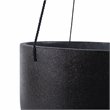 Safavieh Rancer Concrete Ficonstone Outdoor Planter in Black