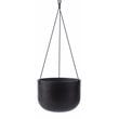 Safavieh Rancer Concrete Ficonstone Outdoor Planter in Black