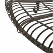 Safavieh Ally Darling Metal Outdoor Tree Bench in Rust Brown