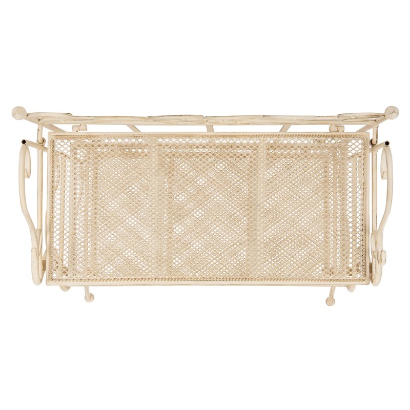 Safavieh Torus 3 Tier Metal Outdoor/Garden Shelf In Pearl White ...