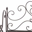 Safavieh Torus 3 Tier Metal Outdoor/Garden Shelf in Unearthed Rust Brown