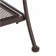 Safavieh Torus 3 Tier Metal Outdoor/Garden Shelf in Unearthed Rust Brown