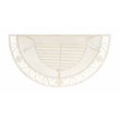 Safavieh Genson Metal/Iron Outdoor End Table with Two Tiers in Pearl White