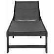 Safavieh Manteca Acacia Wood Lounge Chair in Dark Slate Gray