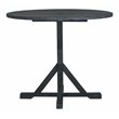 Safavieh Arcata Round Acacia Wood Outdoor Table in Dark Slate Gray