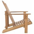 Safavieh Topher Eucalyptus Wood Adirondack Chair in Teak Brown