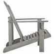 Safavieh Topher Eucalyptus Wood Outdoor Adirondack Chair in Gray