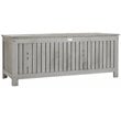 Safavieh Abri Storage Eucalyptus Wood Outdoor Cushion Box in Gray