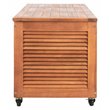 Safavieh Elina Storage Eucalyptus Wood Outdoor Cushion Box in Teak Natural