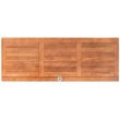 Safavieh Elina Storage Eucalyptus Wood Outdoor Cushion Box in Teak Natural