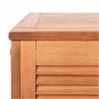 Safavieh Elina Storage Eucalyptus Wood Outdoor Cushion Box in Teak Natural