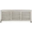 Safavieh Elina Storage Eucalyptus Wood Outdoor Cushion Box in Gray