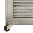 Safavieh Elina Storage Eucalyptus Wood Outdoor Cushion Box in Gray