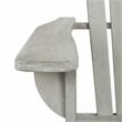 Safavieh Brizio Eucalyptus Wood Outdoor Adirondack Chair in Gray