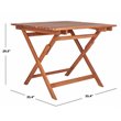 Safavieh Kresler Eucalyptus Wood Outdoor Folding Table in Natural