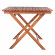 Safavieh Kresler Eucalyptus Wood Outdoor Folding Table in Natural