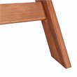 Safavieh Kresler Eucalyptus Wood Outdoor Folding Table in Natural