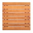 Safavieh Randor Eucalyptus Wood Outdoor Folding Table in Natural