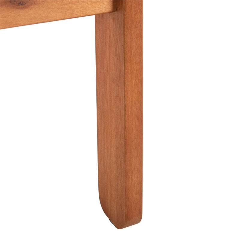 Safavieh Grenton 4-Tier Eucalyptus Wood Outdoor/Garden Shelf in Natural