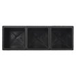 Safavieh Rita Polyester Fabric/Foam Outdoor Flower Rack in Black