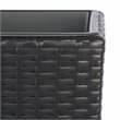 Safavieh Rita Polyester Fabric/Foam Outdoor Flower Rack in Black