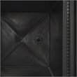 Safavieh Rita Polyester Fabric/Foam Outdoor Flower Rack in Black