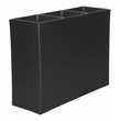 Safavieh Rita Polyester Fabric/Foam Outdoor Flower Rack in Black