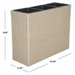 Safavieh Rita Polyester Fabric/Foam Outdoor Flower Rack in Beige