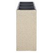 Safavieh Rita Polyester Fabric/Foam Outdoor Flower Rack in Beige
