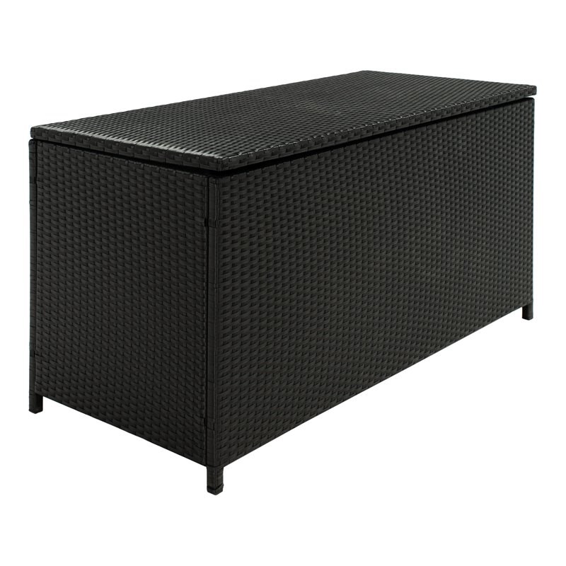 Safavieh Oliveira Polyester Fabric/Foam Cushion Box in Black/White Cushion