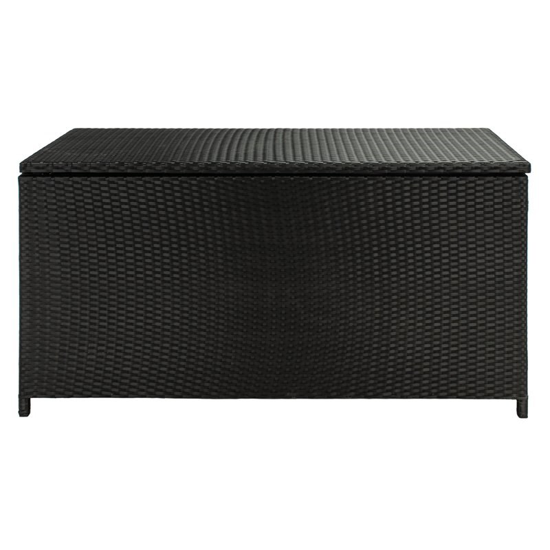 Safavieh Oliveira Polyester Fabric/Foam Cushion Box in Black/White Cushion