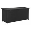 Safavieh Cosima Contemporary Wood Outdoor Cushion Box in Black