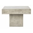 Safavieh Tallen Concrete Indoor/Outdoor Coffee Table in Dark Gray