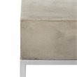 Safavieh Eartha Concrete Indoor/Outdoor Coffee Table in Dark Gray