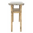 Safavieh Babette Concrete/Wood Indoor/Outdoor Console Table in Dark Gray