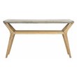 Safavieh Babette Concrete/Wood Indoor/Outdoor Console Table in Dark Gray