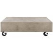 Safavieh Gargon Concrete Indoor/Outdoor Coffee Table in Dark Gray