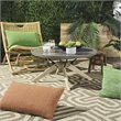 Safavieh Bryson Concrete/Wood Indoor/Outdoor Coffee Table in Dark Gray