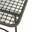 Safavieh Benjin 4-Piece Rattan/Polyester Outdoor Living Set in Gray/Beige