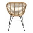 Safavieh Alton 3-Piece Rattan/Polyester Lounge Set in Natural/White