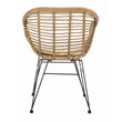 Safavieh Alton 3-Piece Rattan/Polyester Lounge Set in Natural/Beige