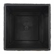 Safavieh Lendson 3-Piece Polyester and PE Rattan Flower Pot Set in Black