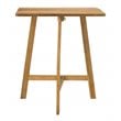 Safavieh Benton Contemporary Acacia Wood Outdoor Balcony Table in Natural