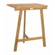 Safavieh Benton Contemporary Acacia Wood Outdoor Balcony Table in Natural