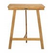 Safavieh Benton Contemporary Acacia Wood Outdoor Balcony Table in Natural